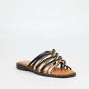 Butterfly Feet Freia 1 Sandal - Black footwear Butterfly Feet