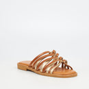 Butterfly Feet Freia 1 Sandal - Tan footwear Butterfly Feet
