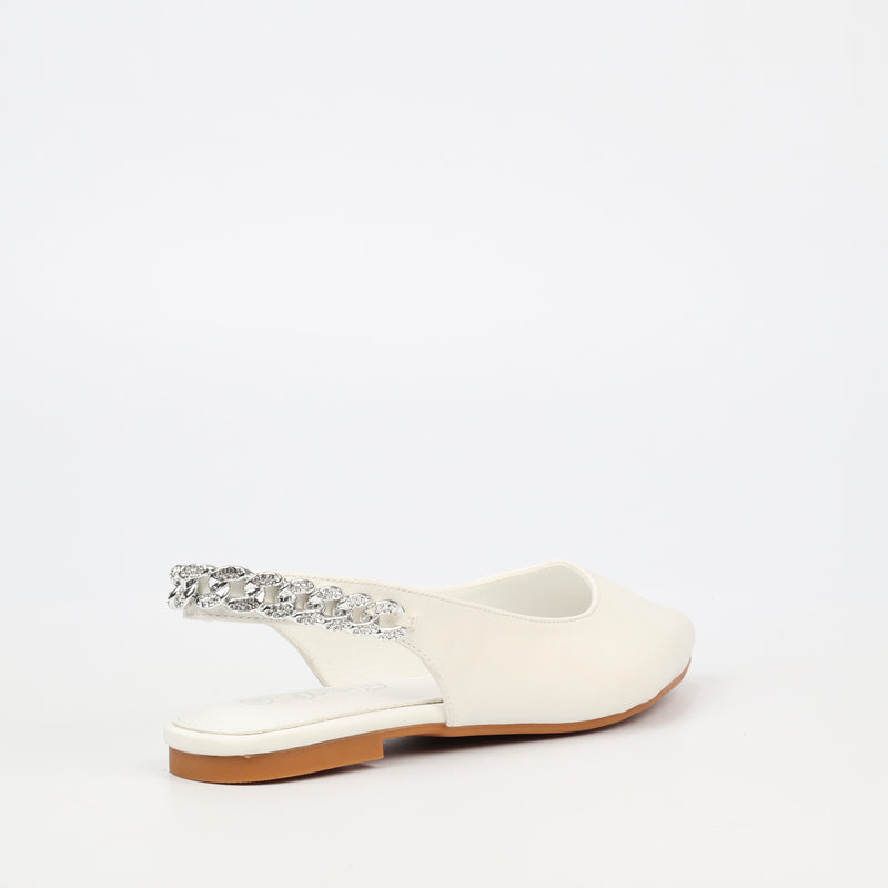 Butterfly Feet Frida 2 Flat - White footwear Butterfly Feet   