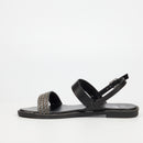 Butterfly Feet Frost 17 Sandal - Black footwear Butterfly Feet