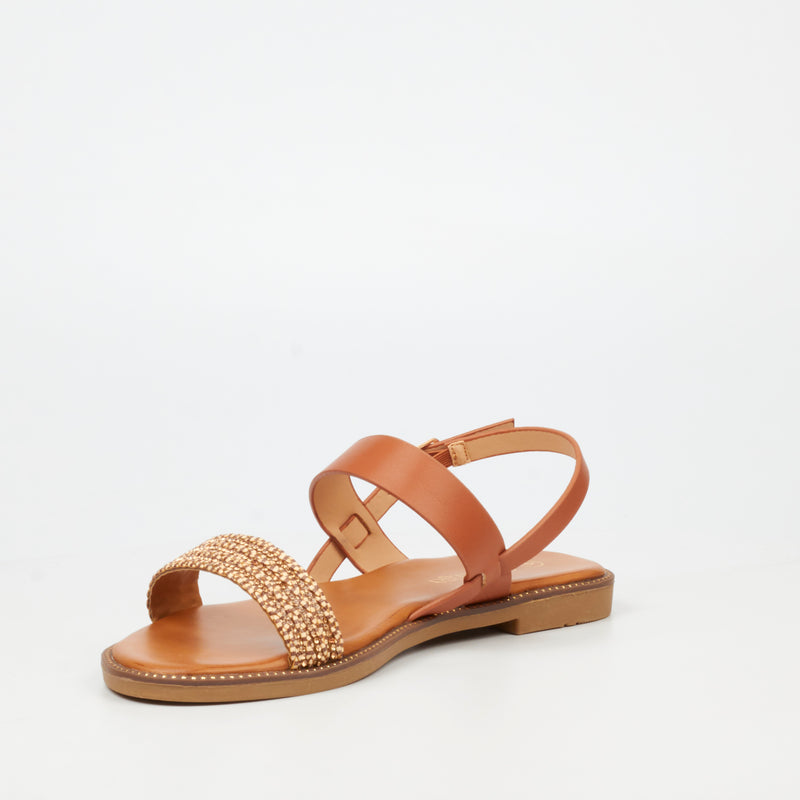 Butterfly Feet Frost 17 Sandal - Tan footwear Butterfly Feet