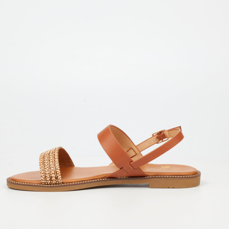 Butterfly Feet Frost 17 Sandal - Tan footwear Butterfly Feet