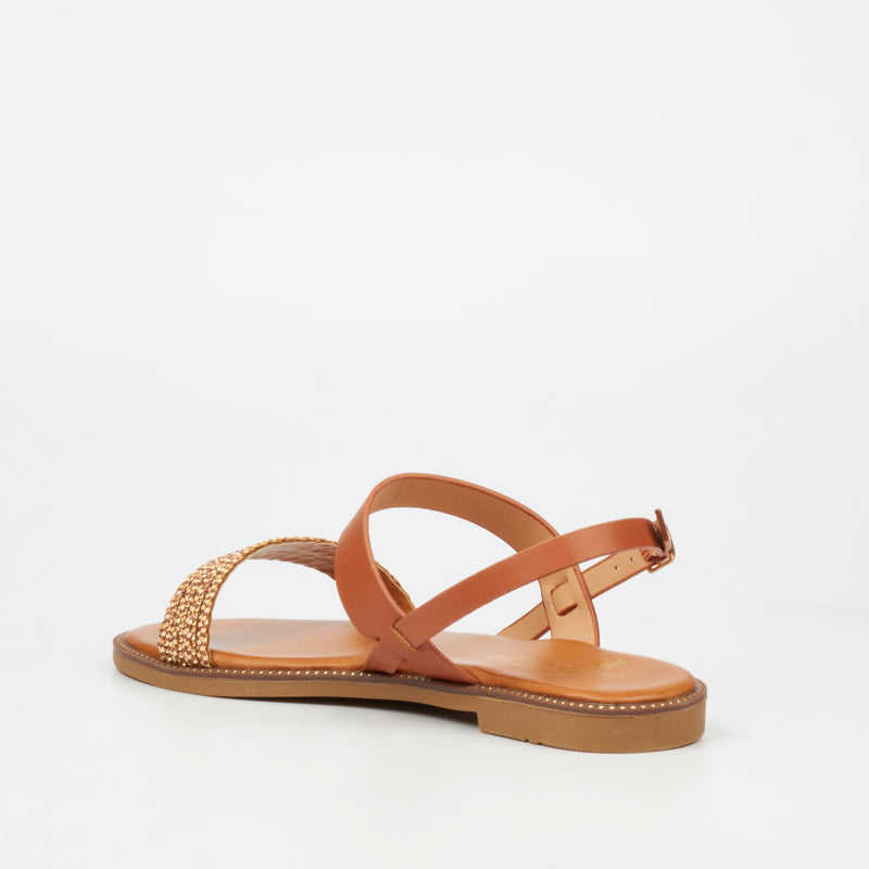 Butterfly Feet Frost 17 Sandal - Tan footwear Butterfly Feet