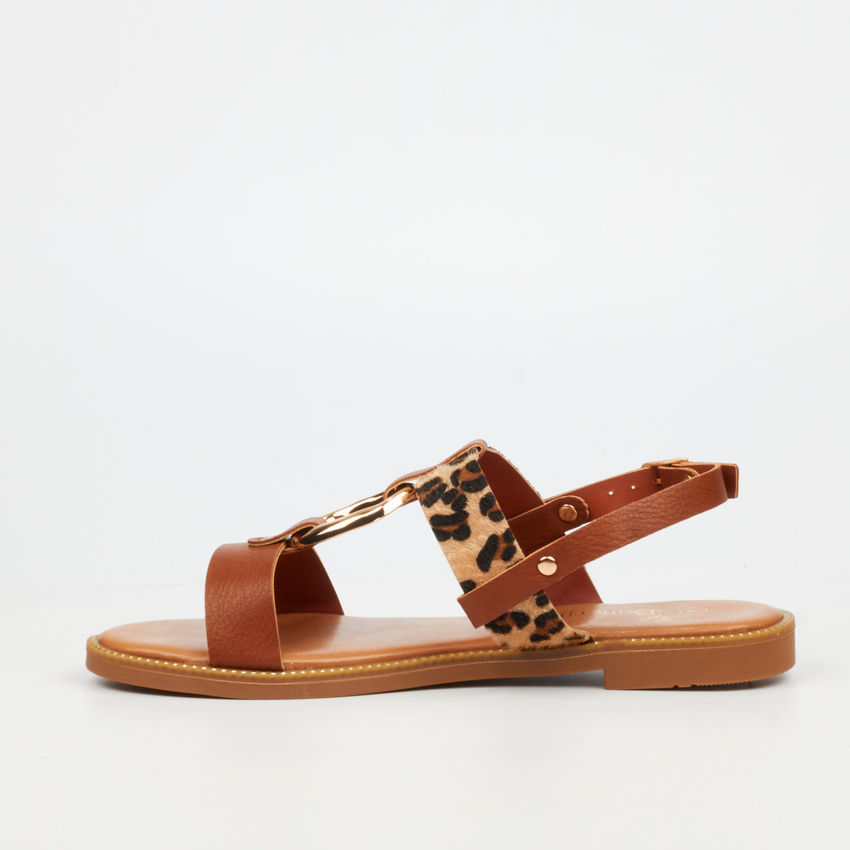 Butterfly Feet Frost 18 Flat Sandals - Leopard