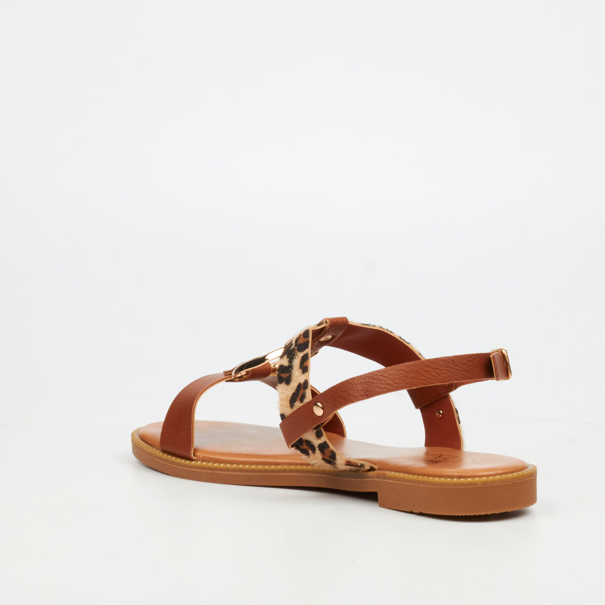 Butterfly Feet Frost 18 Flat Sandals - Leopard