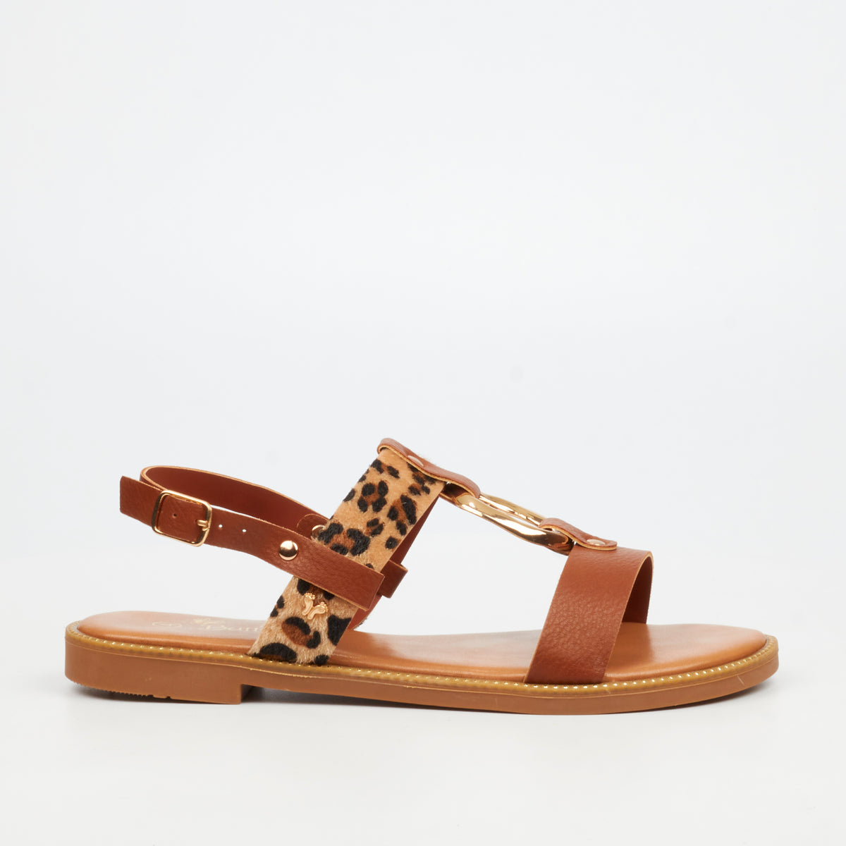 Butterfly Feet Frost 18 Flat Sandals - Leopard