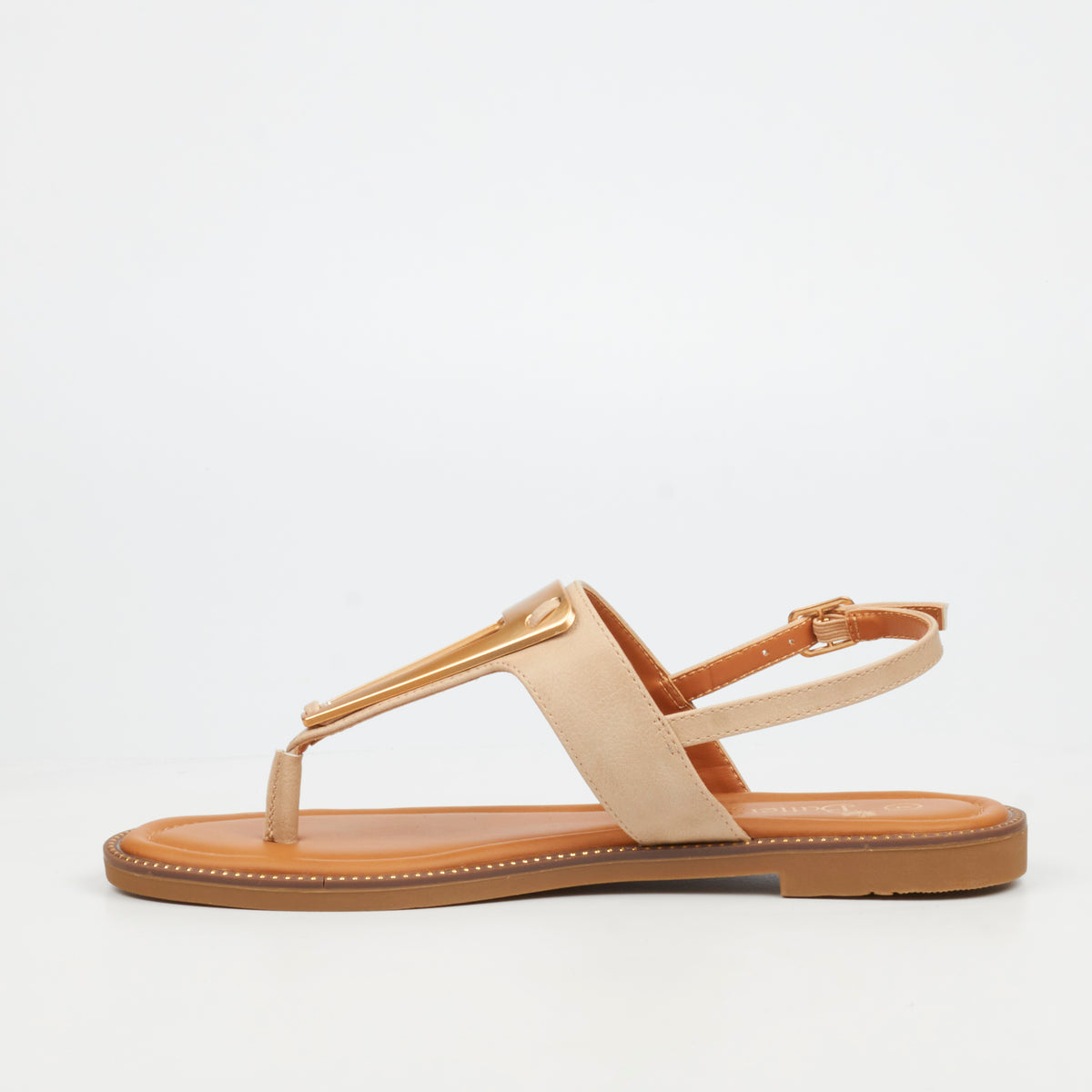 Butterfly Feet Frost 19 Flat Sandals - Beige