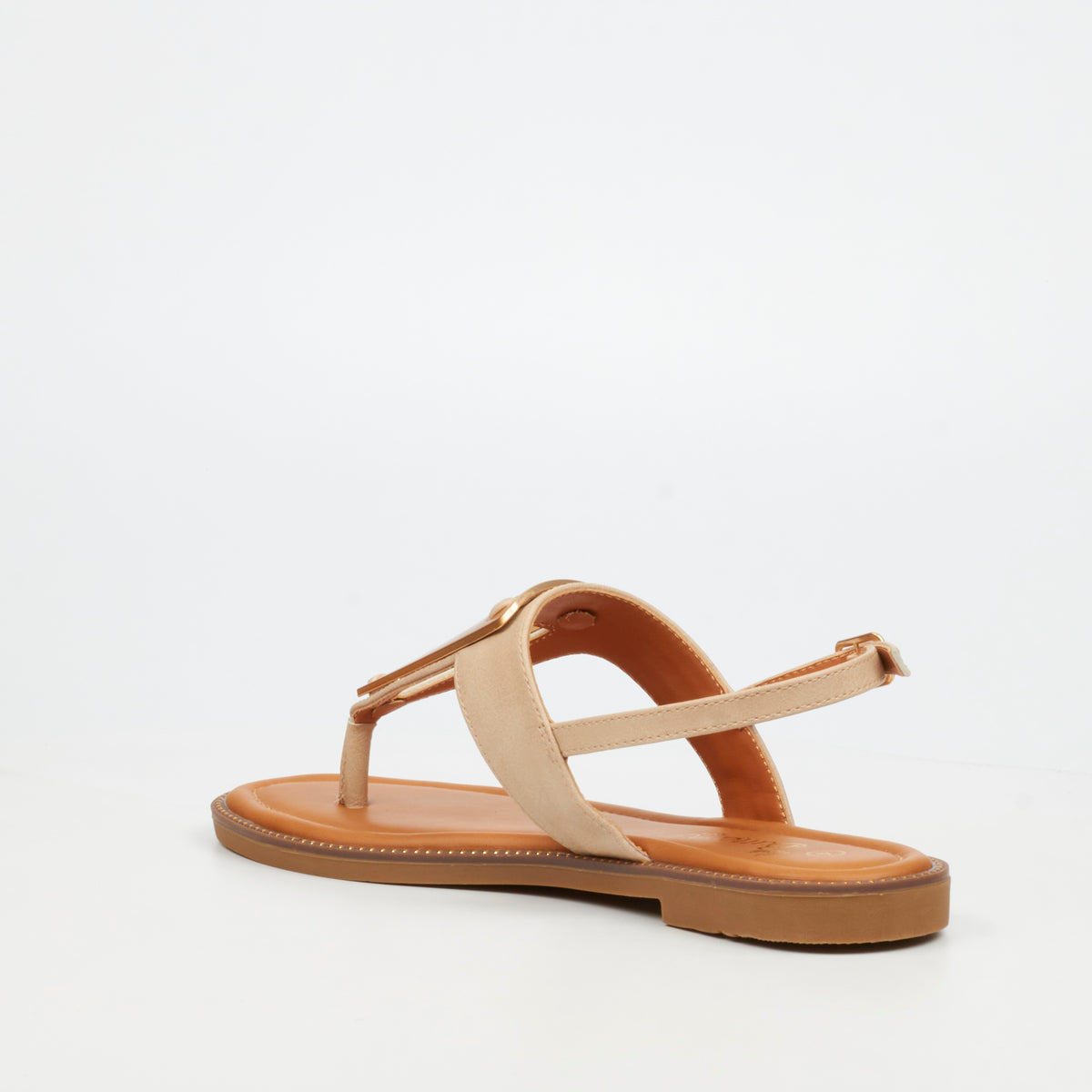 Butterfly Feet Frost 19 Flat Sandals - Beige