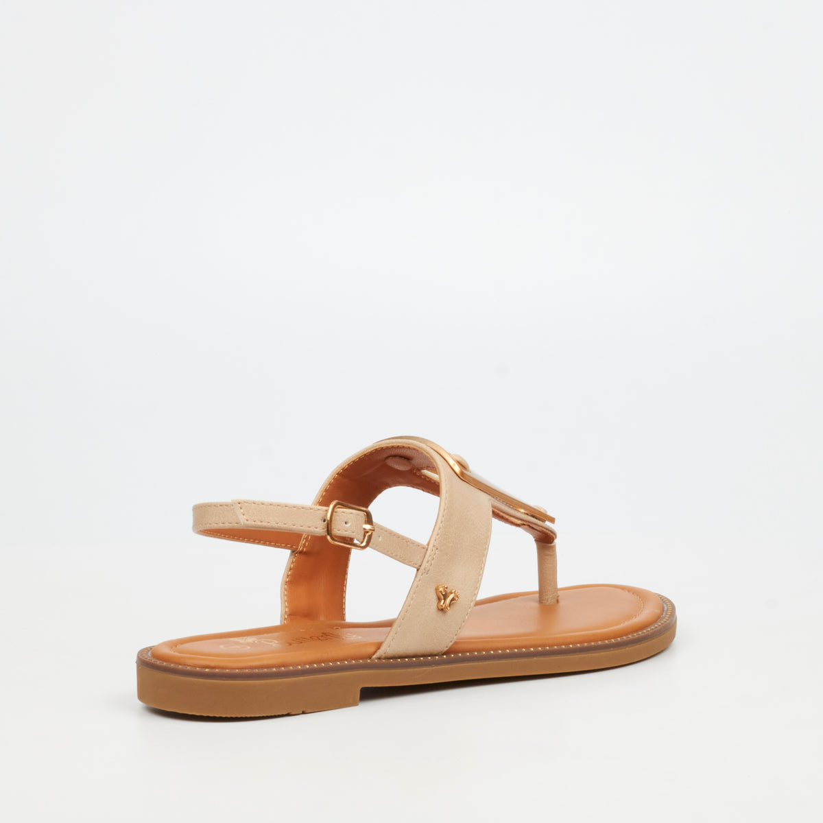 Butterfly Feet Frost 19 Flat Sandals - Beige