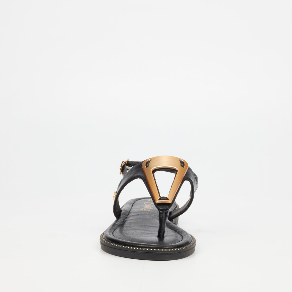 Butterfly Feet Frost 19 Flat Sandals - Black