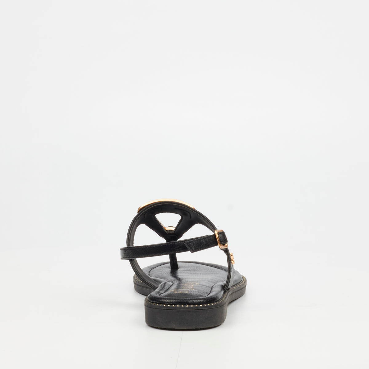 Butterfly Feet Frost 19 Flat Sandals - Black