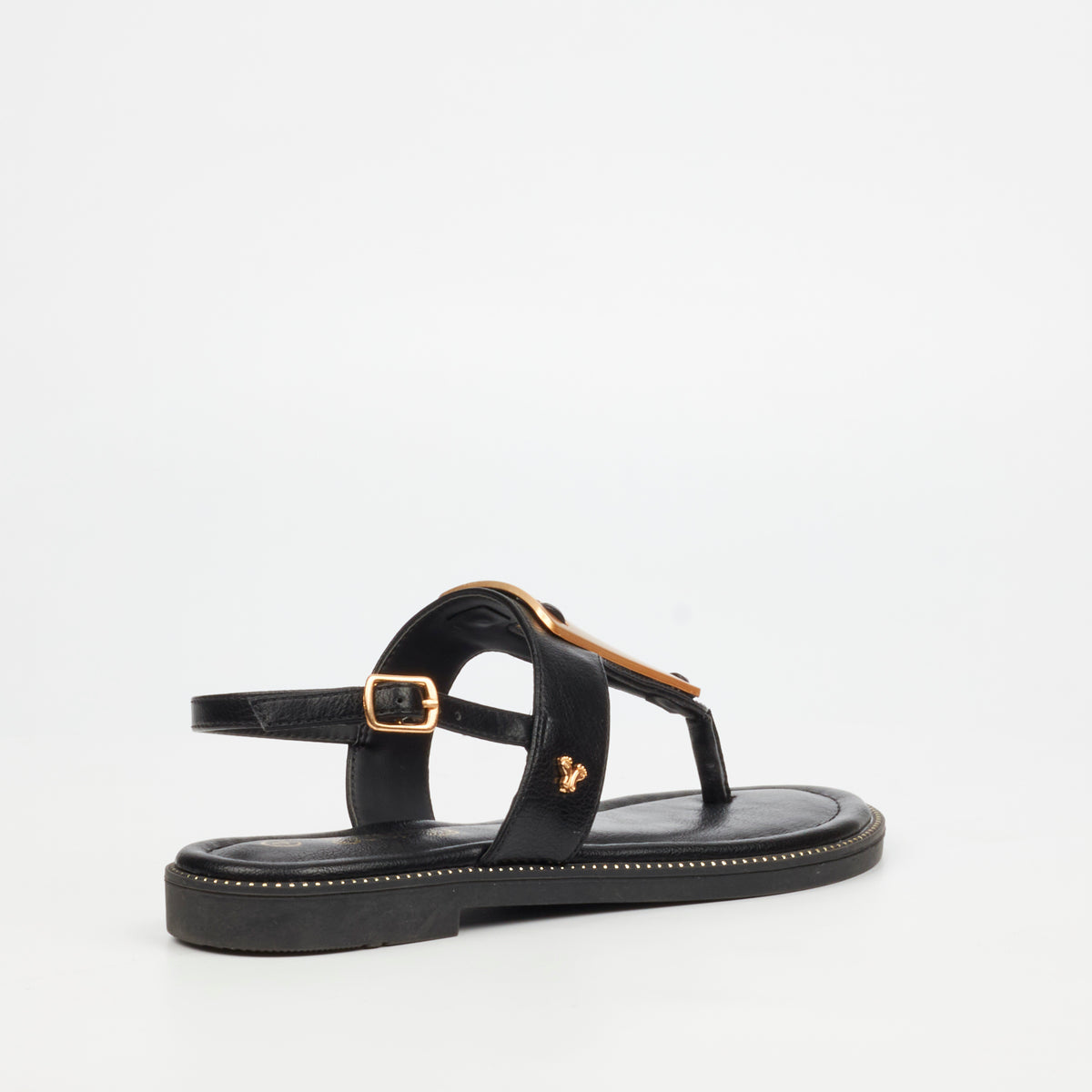 Butterfly Feet Frost 19 Flat Sandals - Black
