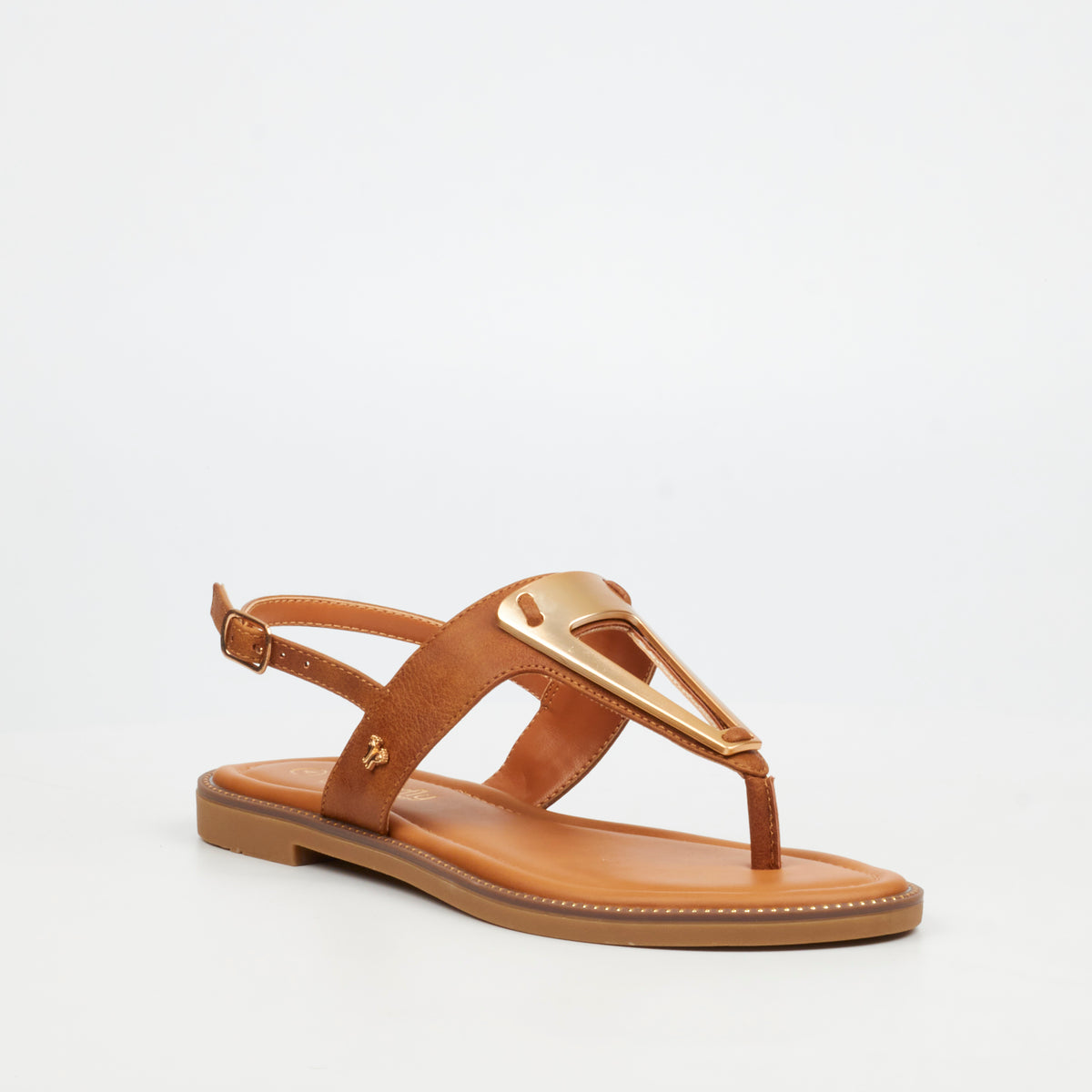 Butterfly Feet - Frost 19 Flat Sandals - Tan
