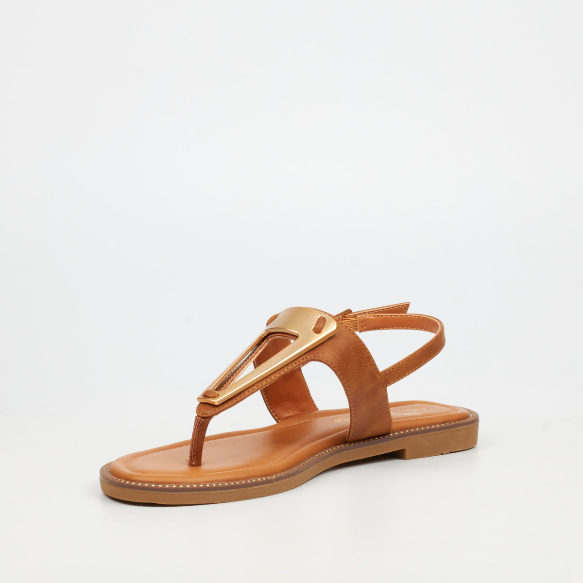 Butterfly Feet - Frost 19 Flat Sandals - Tan