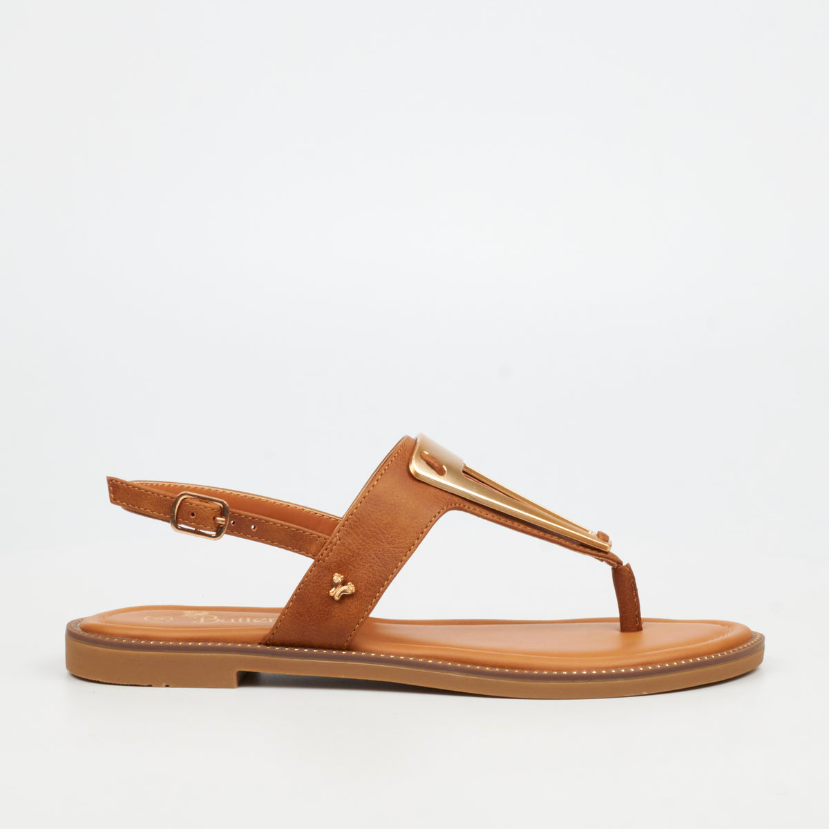 Butterfly Feet - Frost 19 Flat Sandals - Tan