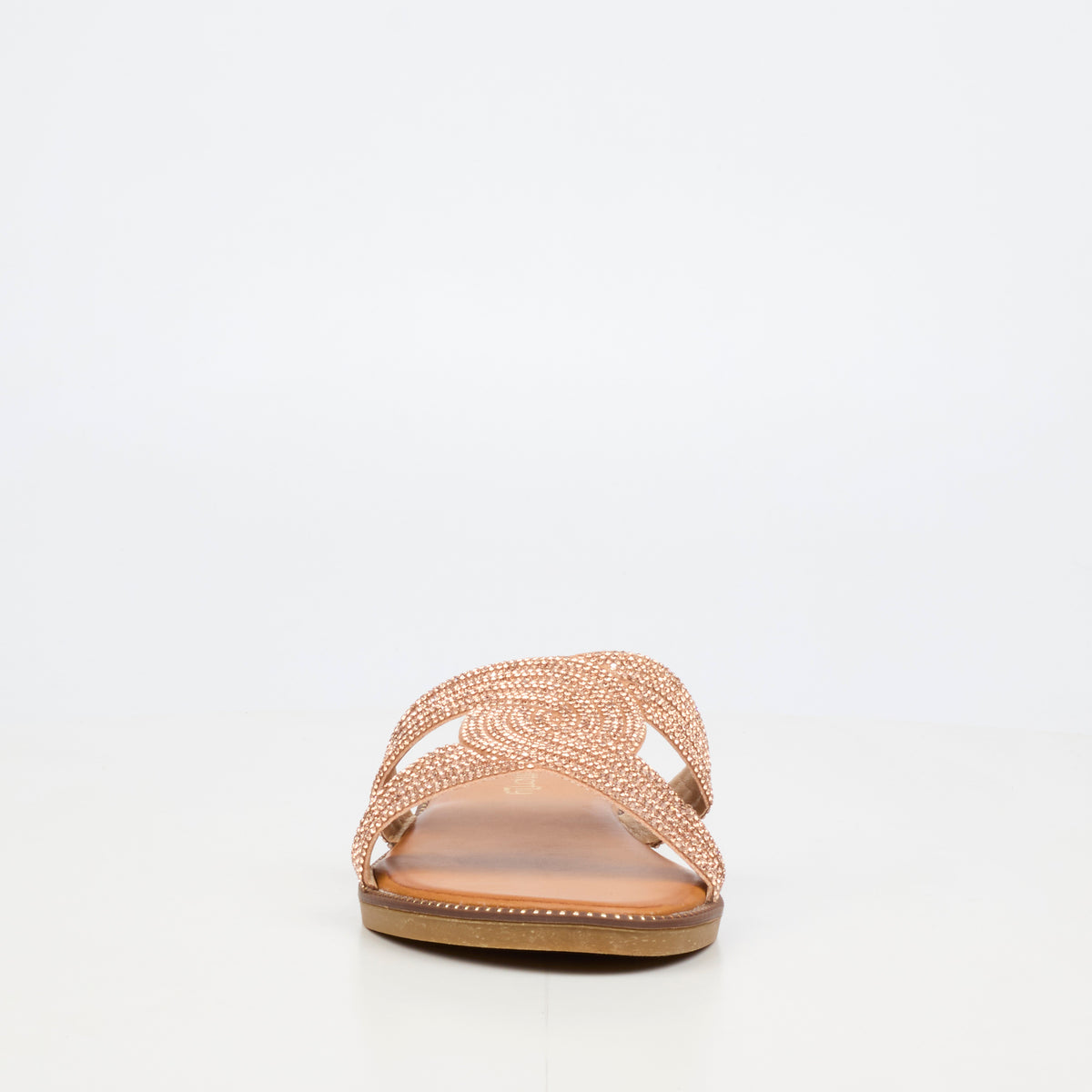 Butterfly Feet Frost 20 Flat Sandal - Rose Gold