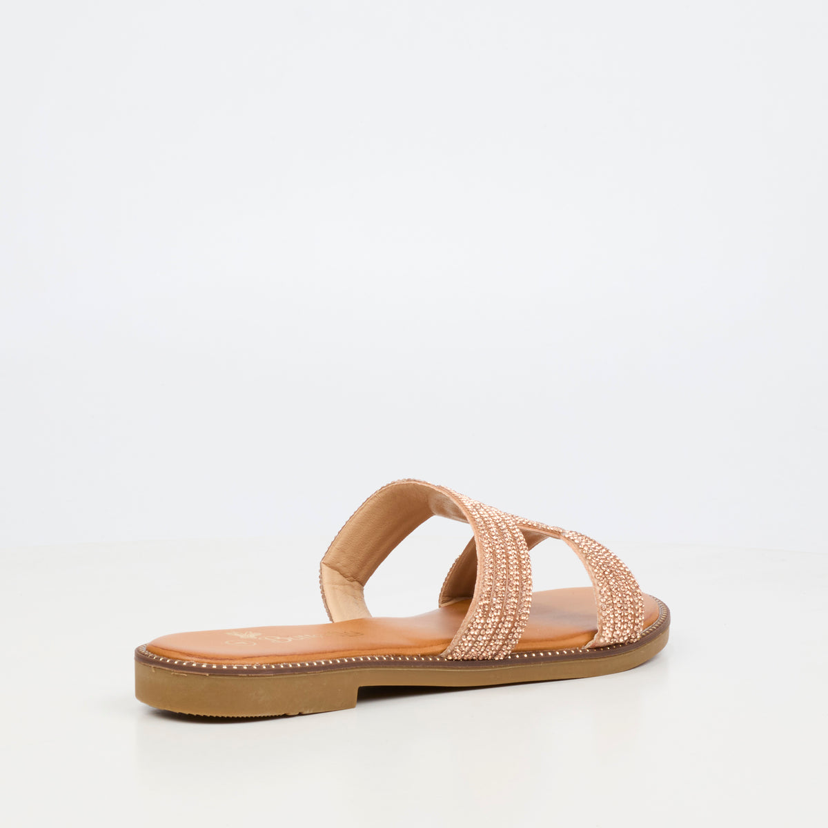 Butterfly Feet Frost 20 Flat Sandal - Rose Gold