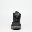 Urbanart Furrow 1 Faux Wax / Faux Nubuck Sneaker - Black footwear Urbanart