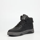 Urbanart Furrow 1 Faux Wax / Faux Nubuck Sneaker - Black footwear Urbanart