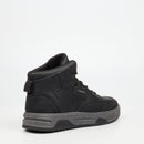 Urbanart Furrow 1 Faux Wax / Faux Nubuck Sneaker - Black footwear Urbanart