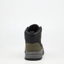 Urbanart Furrow 1 Faux Wax / Faux Nubuck Ankle Boot - Olive footwear Urbanart