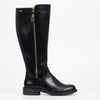 Miss Black Fyre 1 High Boots Faux Leather - Black footwear Miss Black