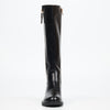 Miss Black Fyre 1 High Boots Faux Leather - Black footwear Miss Black