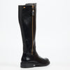 Miss Black Fyre 1 High Boots Faux Leather - Black footwear Miss Black
