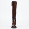 Miss Black Fyre 1 High Boots Faux Leather - Chocolate footwear Miss Black