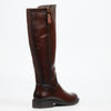 Miss Black Fyre 1 High Boots Faux Leather - Chocolate footwear Miss Black