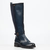 Miss Black Gale 1 High Boots Faux Leather - Navy footwear Miss Black