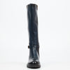 Miss Black Gale 1 High Boots Faux Leather - Navy footwear Miss Black