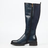 Miss Black Gale 1 High Boots Faux Leather - Navy footwear Miss Black