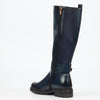 Miss Black Gale 1 High Boots Faux Leather - Navy footwear Miss Black