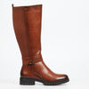 Miss Black Gale 1 High Boots Faux Leather - Tan footwear Miss Black