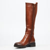 Miss Black Gale 1 High Boots Faux Leather - Tan footwear Miss Black