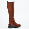 Miss Black Gale 1 High Boots Faux Leather - Tan footwear Miss Black