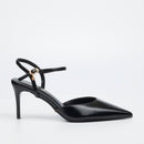 Miss Black Gallery 1 Court - Black footwear Miss Black