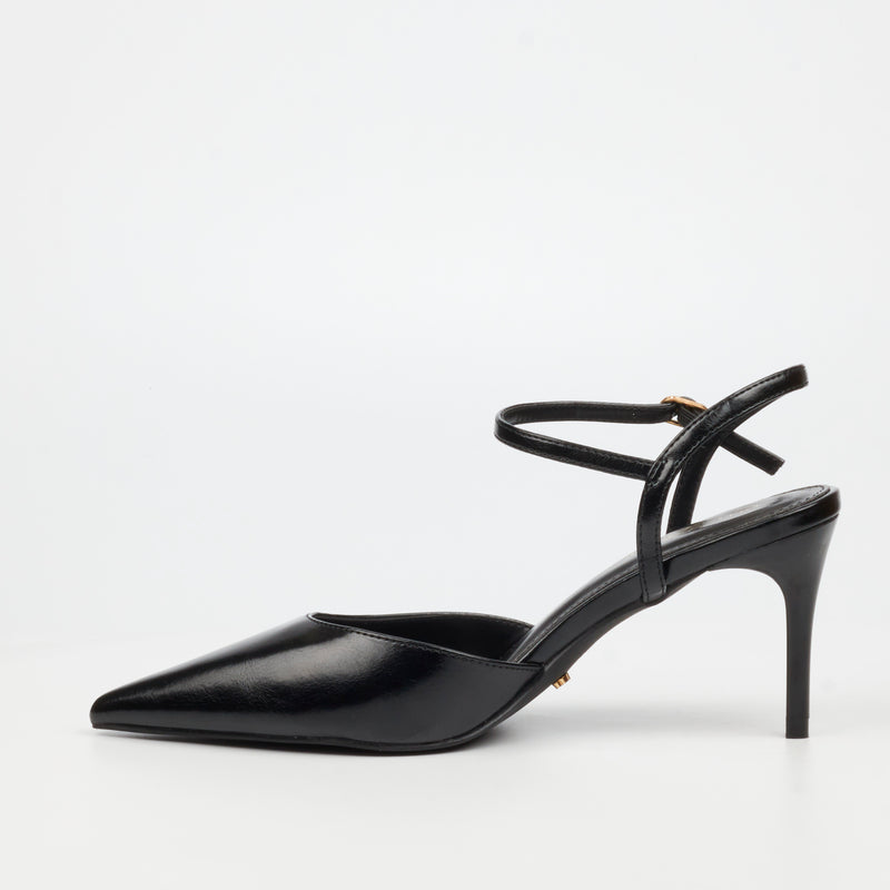 Miss Black Gallery 1 Court - Black footwear Miss Black