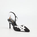 Miss Black Gallery 1 Court - Cow footwear Miss Black