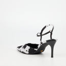 Miss Black Gallery 1 Court - Cow footwear Miss Black