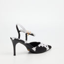 Miss Black Gallery 1 Court - Cow footwear Miss Black