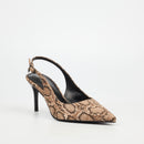 MIss Black Gallery 4 Court - Snake footwear Miss Black