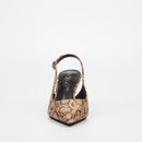 MIss Black Gallery 4 Court - Snake footwear Miss Black