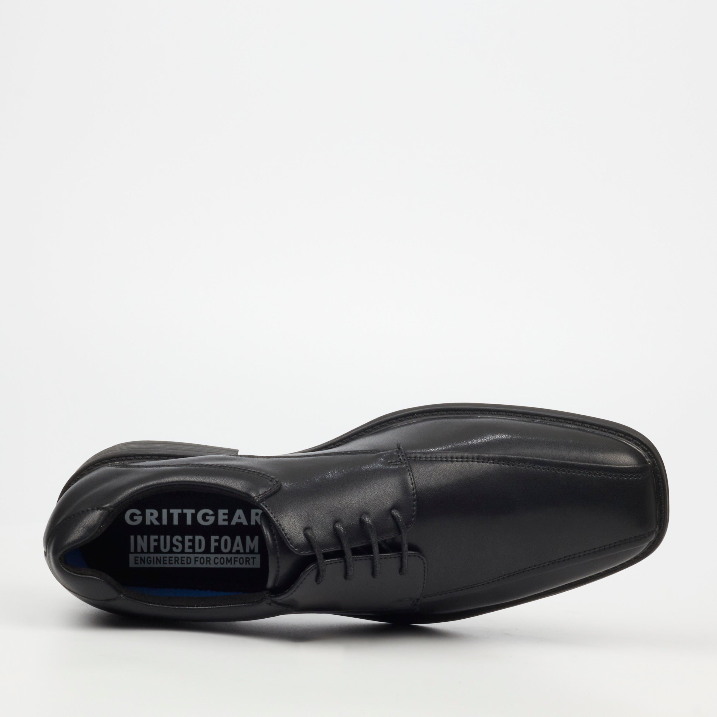 Grittgear Garnet 1 Genuine Smooth Leather Formal - Black safety Grittgear