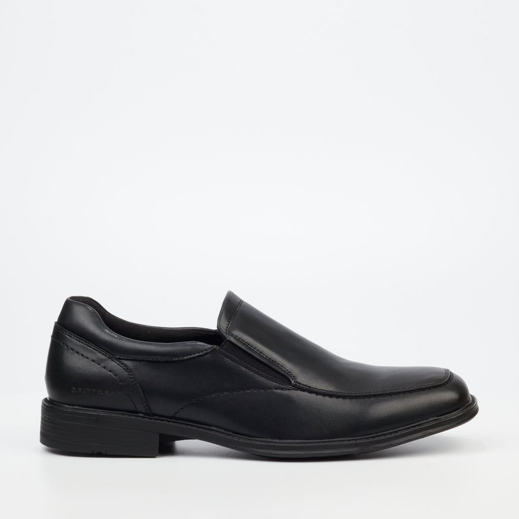 Grittgear Garnet 2 Genuine Smooth Leather Formal - Black safety Grittgear