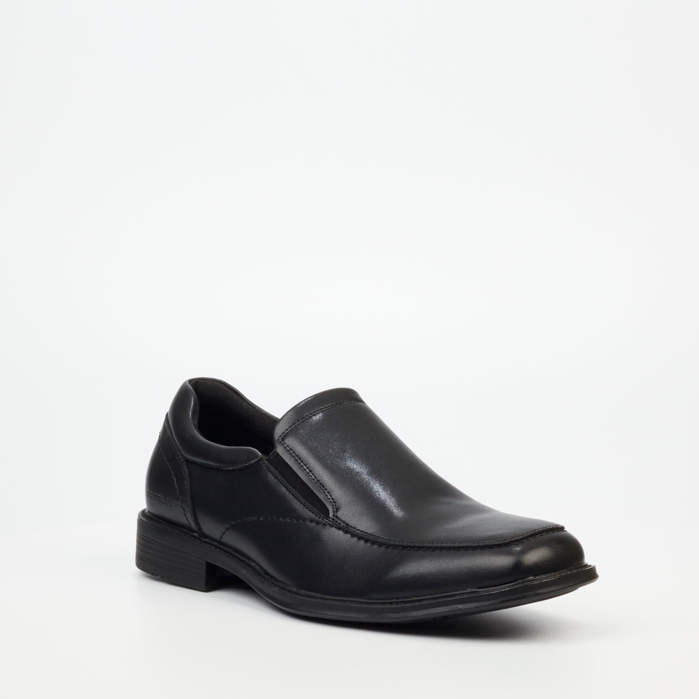 Grittgear Garnet 2 Genuine Smooth Leather Formal - Black safety Grittgear