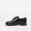 Genius Younger Boys Lace Up Leather School Shoe - Black footwear External