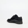 Genius Younger Boys Lace Up Leather School Shoe - Black footwear External