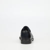 Genius Younger Boys Lace Up Leather School Shoe - Black footwear External